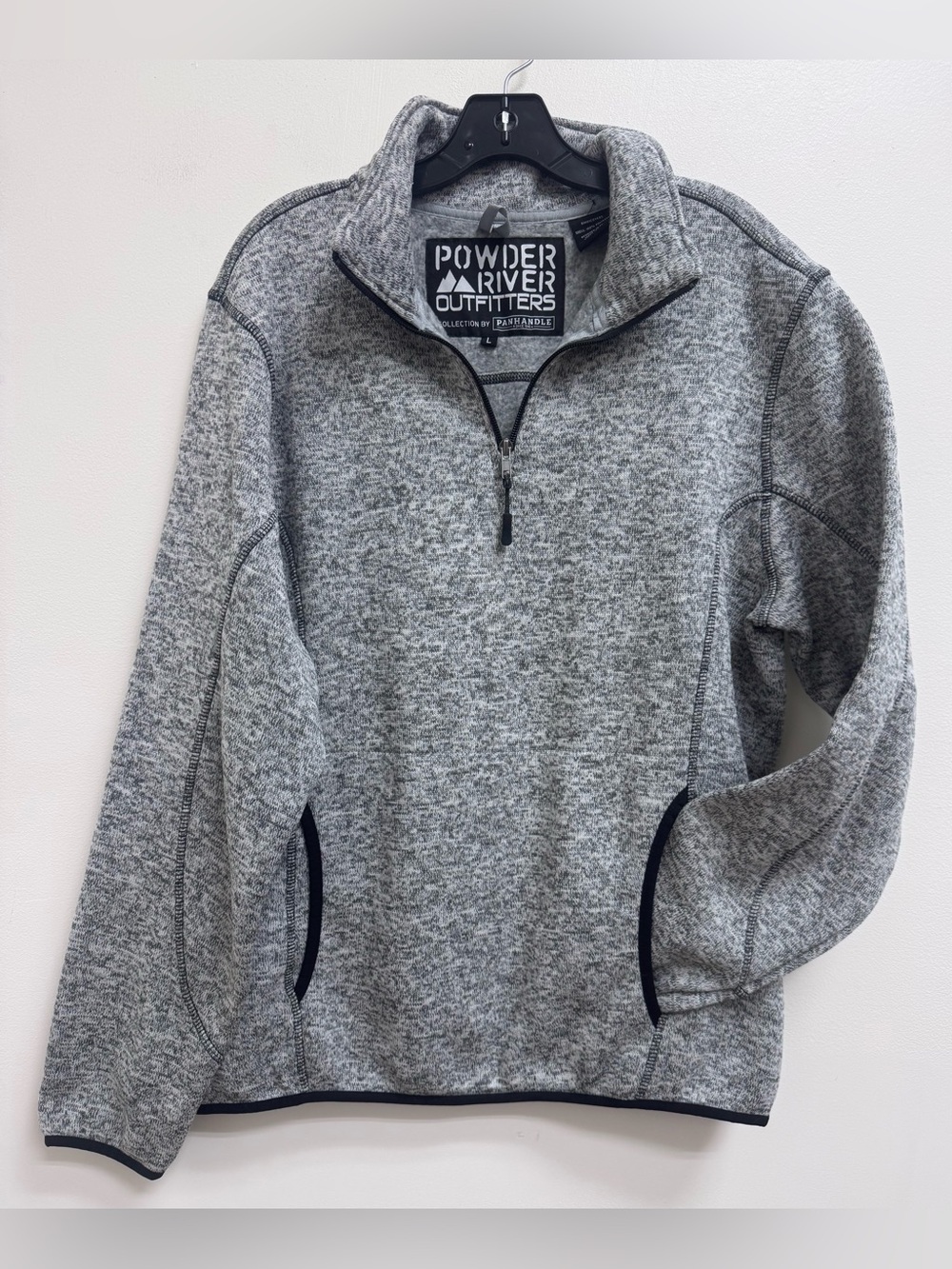 Men’s Panhandle Powder River Fleece Lined Large Pullover 1/4 Zip